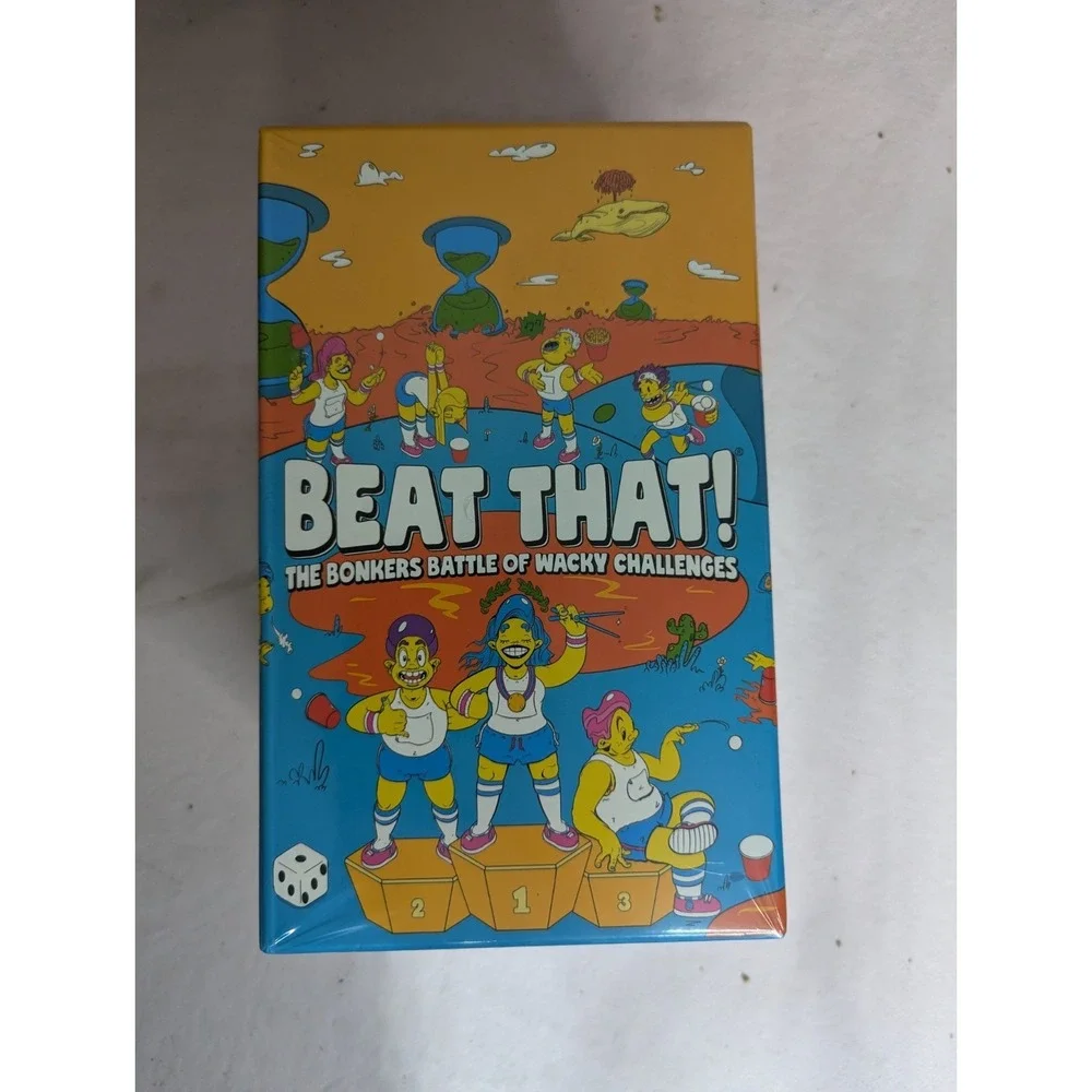 Beat That Bonkers battle of wacky Challenges Game 2-8 players ages 9+‎ NEW